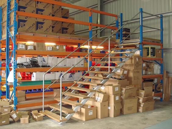 Industrial Warehouse Mezzanine Pallet Floor Racking System