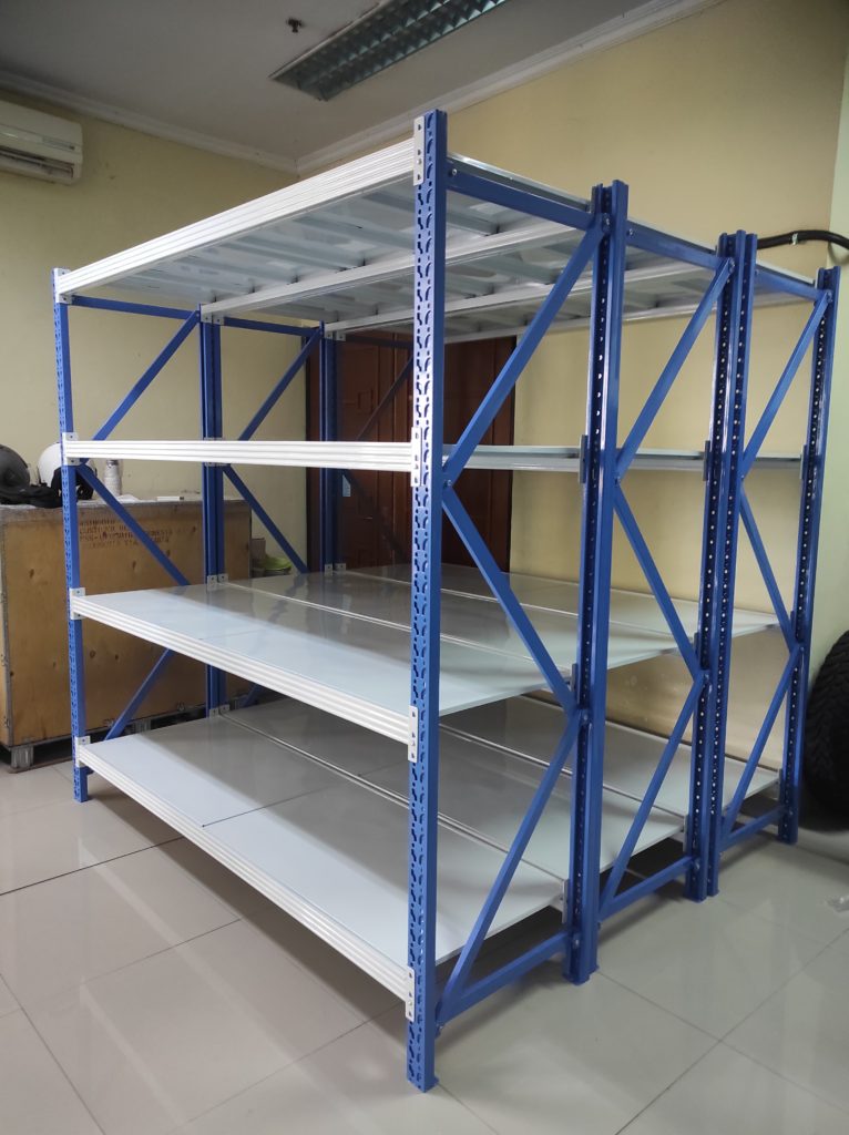 RAK GUDANG LIGHT DUTY TIPE RR-250 DI KANTOR DEPKES RI JAKARTA PUSAT | 4 TINGKAT SHELVING | KEKUATAN 250 KG/LEVEL ATAU 1 TON PER UNIT | DIKIRIM DAN DIPASANG OLEH TIM RAJA RAK MINIMARKET | RAJARAKGUDANG.CO.ID & RAJARAKMINIMARKET.COM