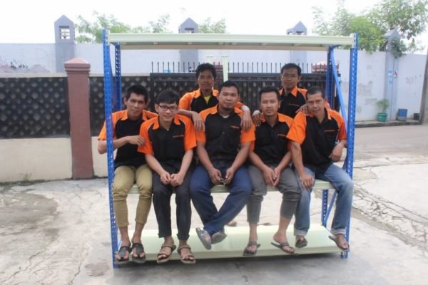 RAK MEDIUM DUTY KAPASITAS 500 KG/LEVEL TIPE RR-500, 4 LEVEL, UKURAN PxL (200x60cm) x T (200, 250, 300cm)