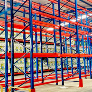 Rak Pallet Besi Gudang Ukuran Besar Tipe RR-2000 Heavy Duty Racking, Kekuatan 2- 5 Ton per Level, Maksimal 10 Ton Per Unit, Cocok untuk Rak Warehouse Skala Pabrik / Industri