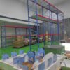 RAK BESI GUDANG UKURAN BESAR KAPASITAS 1 TON / SUSUN SHELVING TIPE RR-1000 | PANJANG 240 CM, LEBAR 100 CM, TINGGI 500 CM