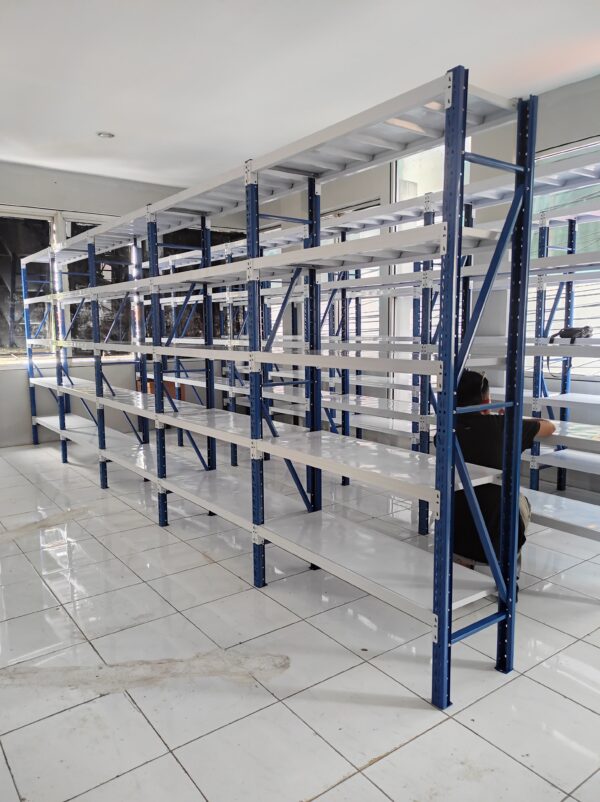 RAK BESI SUSUN GUDANG ARSIP KANTOR SERBAGUNA TIPE JF-70, UKURAN 120x40x200 CM, 5 SUSUN | KIRIM KE SELURUH INDONESIA