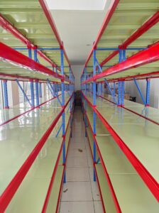 JUAL RAK BESI GUDANG SUSUN LIGHT DUTY SERBAGUNA TIPE C-150, UKURAN 200x38x200 CM, KAPASITAS 150 KG x 5 LEVEL
