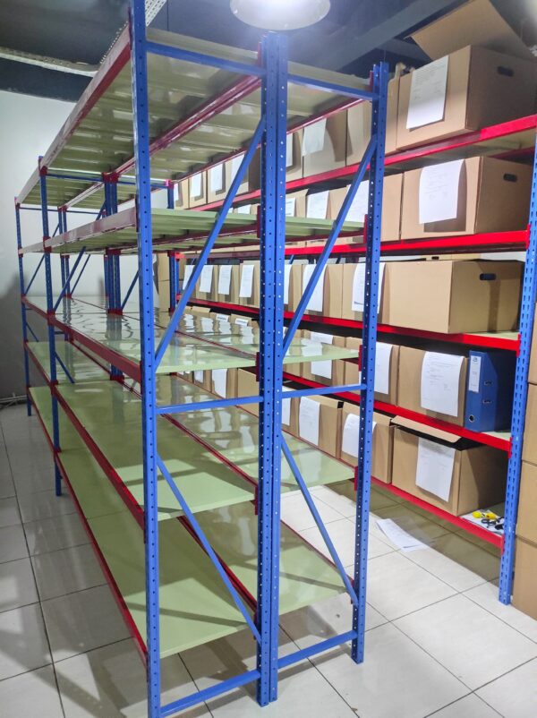 JUAL RAK BESI GUDANG SUSUN LIGHT DUTY SERBAGUNA TIPE C-150, UKURAN 200x38x200 CM, KAPASITAS 150 KG x 5 LEVEL