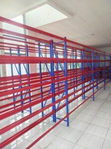 JUAL RAK BESI GUDANG SUSUN LIGHT DUTY SERBAGUNA TIPE C-150, UKURAN 200x38x200 CM, KAPASITAS 150 KG x 5 LEVEL