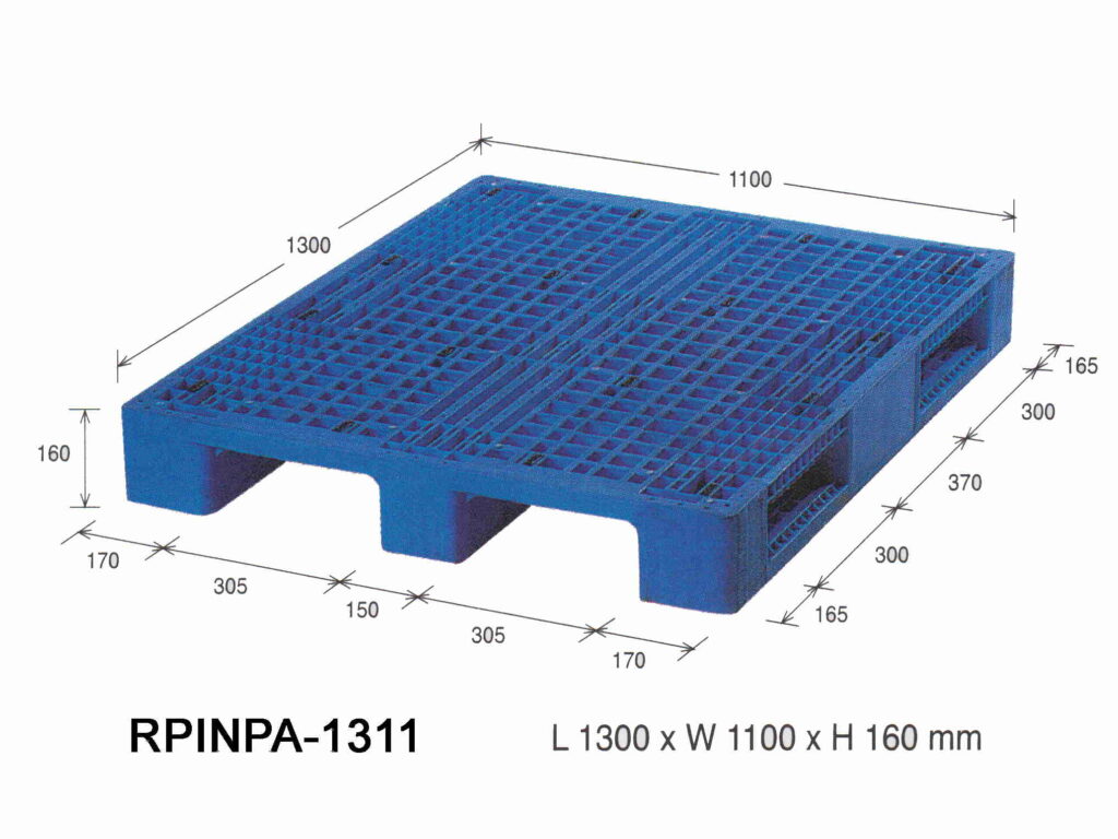 PALLET PLASTIK RABBIT NPA-1311 UKURAN 130x110x16 CM, JUAL HARGA BERSAING | RAJA RAK GUDANG