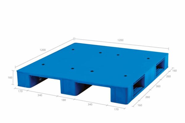 PALLET PLASTIK UKURAN 120x120x16 CM RABBIT NPR-1212, LOAD STATIC 3000 KG | SOLUSI PALLET INDUSTRI YANG KUAT, HIGIENIS & BERSTANDAR INTERNASIONAL