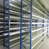 RAK BESI GUDANG MEDIUM DUTY SUSUN SERBAGUNA TIPE RR-500, 4 LEVEL, KAPASITAS (KEKUATAN) LOAD MAX 500KG/LEVEL SHELVING ATAU 2 TON PER UNIT | UKURAN PxL (200x60 CM) x Tinggi (200,250,300 CM) | RAJA RAK GUDANG | KIRIM KE SELURUH INDONESIA