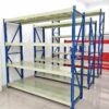 RAK BESI GUDANG MEDIUM DUTY SUSUN SERBAGUNA TIPE RR-500, 4 LEVEL, KAPASITAS (KEKUATAN) LOAD MAX 500KG/LEVEL SHELVING ATAU 2 TON PER UNIT | UKURAN PxL (200x60 CM) x Tinggi (200,250,300 CM) | RAJA RAK GUDANG | KIRIM KE SELURUH INDONESIA