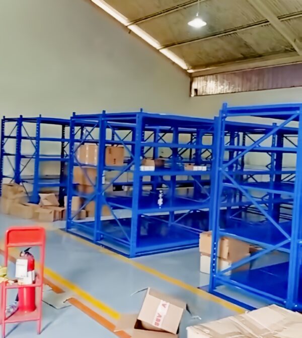 RAK GUDANG BESI PABRIK MEDIUM DUTY TIPE ZA-500 UKURAN 150x100x200 CM, KAPASITAS 500 KG x 5 LEVEL
