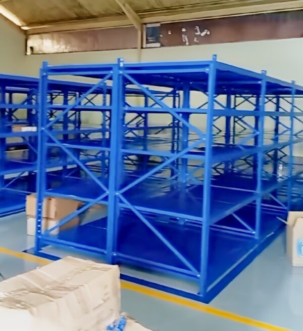 RAK GUDANG BESI PABRIK MEDIUM DUTY TIPE ZA-500 UKURAN 150x100x200 CM, KAPASITAS 500 KG x 5 LEVEL