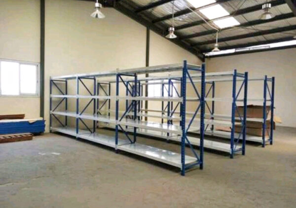 RAK BESI SUSUN GUDANG SERBAGUNA LIGHT DUTY TIPE RR-250 L60, KEKUATAN 250 KG/LEVEL (1 TON/UNIT) | JUAL KE SELURUH INDONESIA