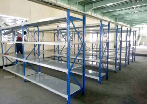 RAK BESI SUSUN GUDANG SERBAGUNA LIGHT DUTY TIPE RR-250 L60, KEKUATAN 250 KG/LEVEL (1 TON/UNIT) | JUAL KE SELURUH INDONESIA