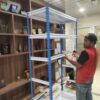 RAK BESI SIKU LUBANG GUDANG SLOTTED ANGLE TIPE STALLUM 100 | RAJA RAK GUDANG