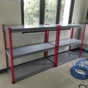 RAK BESI SIKU LUBANG GUDANG SLOTTED ANGLE TIPE STALLUM 100 | RAJA RAK GUDANG