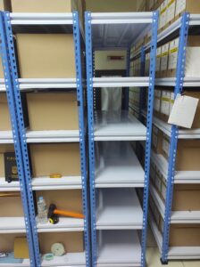 RAK BESI SIKU LUBANG GUDANG SLOTTED ANGLE TIPE STALLUM 100 | RAJA RAK GUDANG