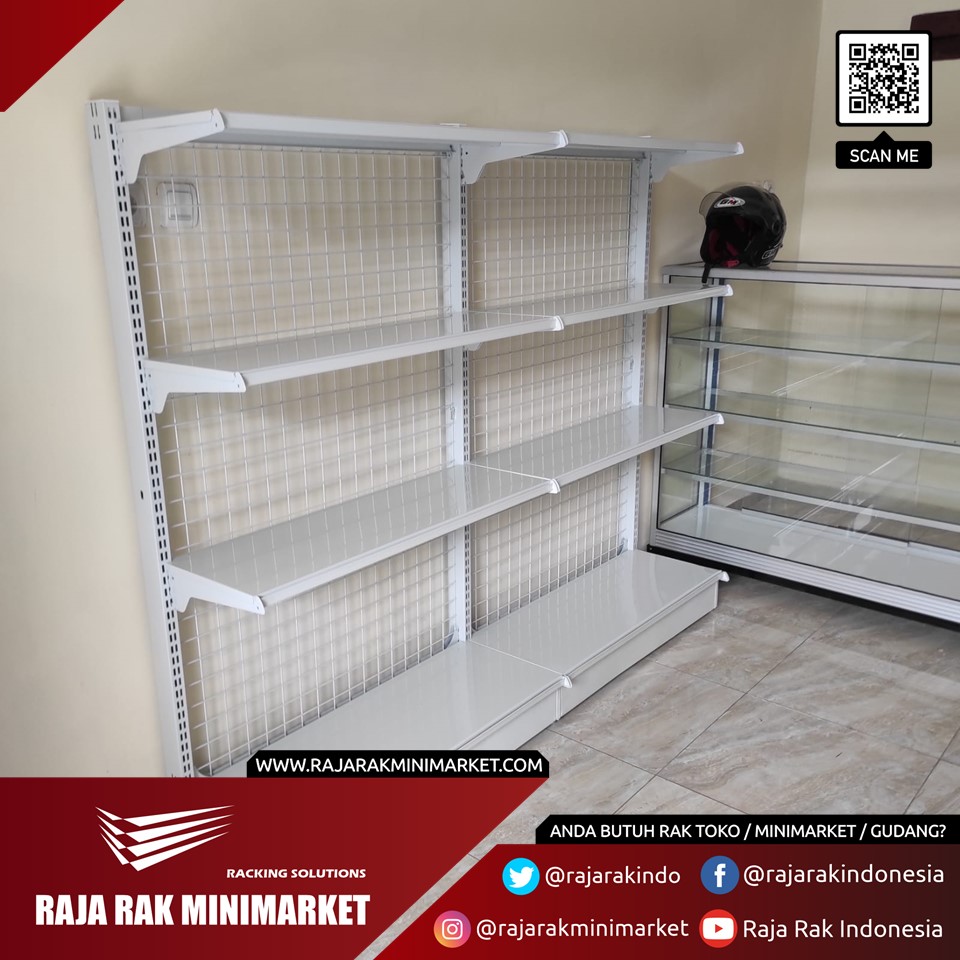 RAK GONDOLA TOKO ALFAMART INDOMARET TIPE RR-150 | RAJA RAK INDONESIA