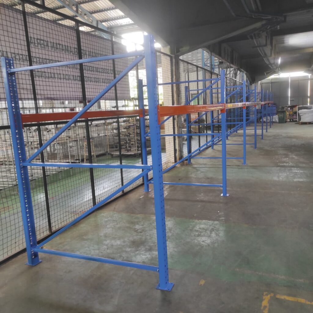 Rak Gudang Heavy Duty 1 Level di Cikarang - Bekasi oleh Tim RAJA RAK GUDANG