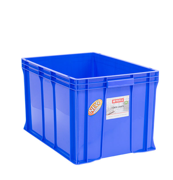 CONTAINER BOX INDUSTRI 82 LITER LION STAR IC-33 FORTE CRATE 203 UKURAN 625 x 425 x H 370 mm - KERANJANG PLASTIK INDUSTRIAL