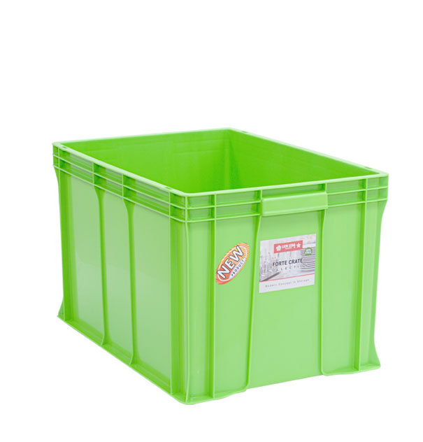 CONTAINER BOX INDUSTRI 82 LITER LION STAR IC-33 FORTE CRATE 203 UKURAN 625 x 425 x H 370 mm - KERANJANG PLASTIK INDUSTRIAL