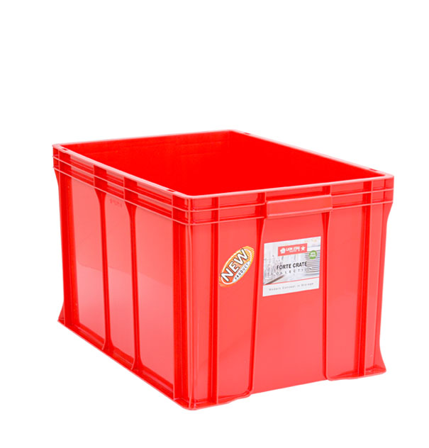 CONTAINER BOX INDUSTRI 82 LITER LION STAR IC-33 FORTE CRATE 203 UKURAN 625 x 425 x H 370 mm - KERANJANG PLASTIK INDUSTRIAL