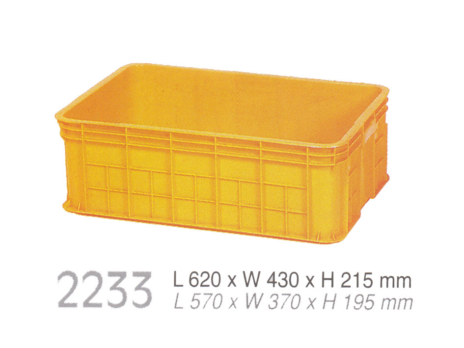 Container Box Industri Rabbit 2233 – Keranjang Plastik Rapat Serbaguna | Raja Rak Gudang