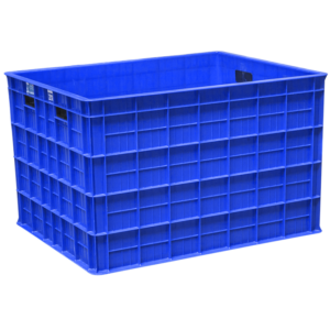 BOX CONTAINER PLASTIK INDUSTRI BESAR 500 LITER RODA GREEN LEAF 2181 PR UKURAN 100x80x63,6 CM | RAJA RAK GUDANG