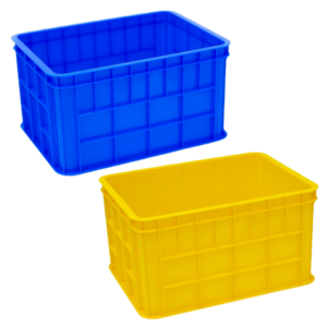 INDUSTRIAL CONTAINER BOX PLASTIK GREEN LEAF 2234P VOLUME 45 LITER UKURAN 483 x 358 x 265 mm | RAJA RAK GUDANG