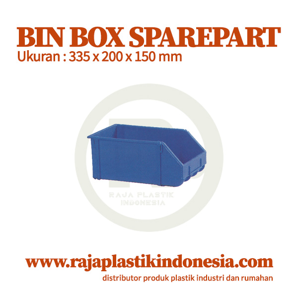 BIN BOX SPAREPART CONTAINER PLASTIK INDUSTRI RABBIT 0222 | RAJA RAK GUDANG