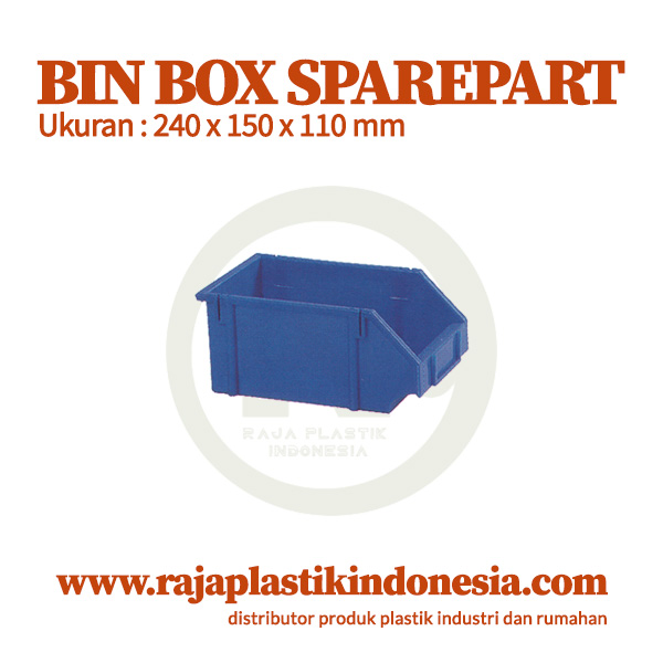 BIN BOX SPAREPART CONTAINER PLASTIK INDUSTRI RABBIT 0333 | RAJA RAK GUDANG