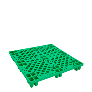 JUAL PALLET PLASTIK BARU GREEN LEAF 2604 UKURAN 110x110x14 CM: Solusi Pallet Plastik Heavy Duty untuk Kebutuhan Industri Modern