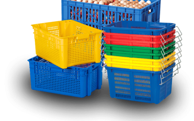 Jual Box Container Keranjang Plastik Industri Merk Rabbit