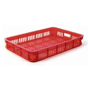 BOX CONTAINER INDUSTRI PLASTIK BERLUBANG HANATA 2000S (KECIL) 62x43x9,5 CM | RAJA RAK GUDANG
