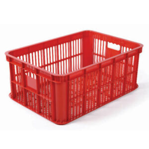 BOX CONTAINER INDUSTRI PLASTIK BERLUBANG HANATA HNT 2002 UK.620 x 430 x 250 MM Solusi Penyimpanan Industri yang Kuat, Higienis & Multifungsi