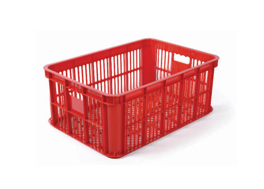 BOX CONTAINER INDUSTRI PLASTIK BERLUBANG HANATA HNT 2002 UK.620 x 430 x 250 MM Solusi Penyimpanan Industri yang Kuat, Higienis & Multifungsi