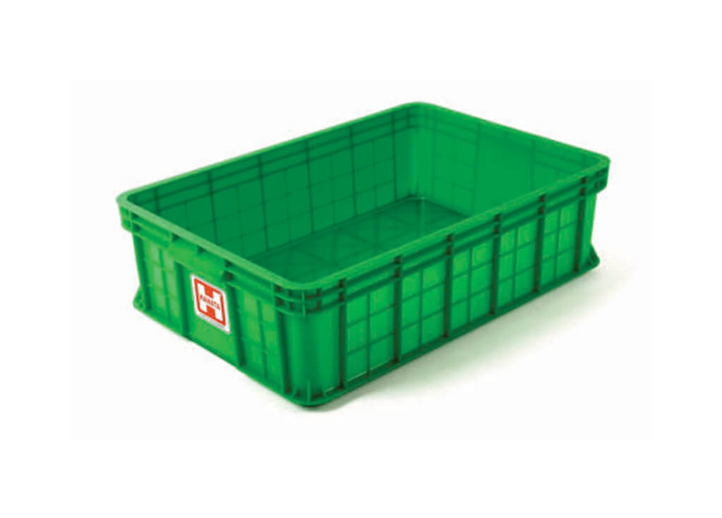 BOX CONTAINER INDUSTRI PLASTIK RAPAT SERBAGUNA HANATA HNT 2100L UKURAN 64x43x18 CM: Solusi Penyimpanan Profesional untuk Industri, Gudang, dan Distribusi