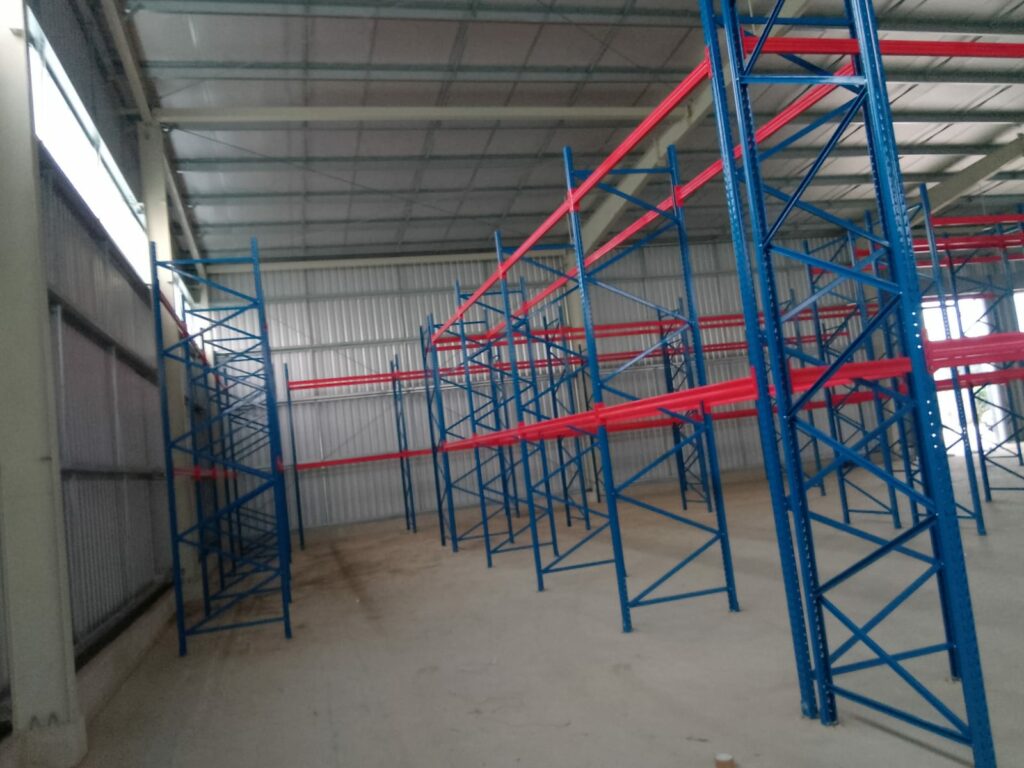 Pemasangan Rak Besi Gudang Besar Pabrik Industri di Legok Tangerang oleh Tim Raja Rak Gudang | Rajarakgudang.co.id & Rakgudangheavyduty.com